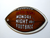 Monday Night Football Shaped Original Plastic Promo Keychain Vintage Retro 1989