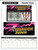 Thunder Seven Fortune 7 Slot Machine FLYER Casino Arcade Vintage Gaming 2 Sides