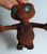 ET Alien Toy Vintage Fuzzy Ornament Hong Kong Brown Body Blue Eyes UNUSED Retro
