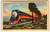 Railroad Postcard SOUTHERN PACIFIC Daylight Locomotive Train Linen LA San Fran
