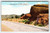 Glacier Boulder Tijeras Canyon Albuquerque New Mexico Postcard Linen Route 66