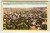 Business Section Hollywood California Linen Postcard 1940s Curt Teich Birds-Eye