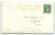Christmas Postcard Patriotic US Flags Church Building Vintage 1920 Antique