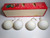 Decor Novelties Box Of 4 Christmas Ornaments Retro Mid Century Plastic Snowballs