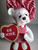 ANNALEE Be Mine Love Heart Valentines Dressed White Chef Cook Bear 2010 Doll 9"