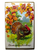 Thanksgiving Postcard 1914 Turkey Leaves Mica Glitter Stecher Embossed 205 C
