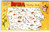 Postcard Greetings From Iowa The Hawkeye State Map Postcard Dexter Chrome Retro