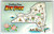 Greetings From New York Map Postcard State Postcard Colourpicture Chrome