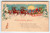 Santa Claus Christmas Postcard Reindeer Sled Moon Snow Rabbit Stecher Ser 748