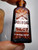 Amber Antique Poison Medicine Bottle Dauber Skull & Crossbones TINCT Iodine M6
