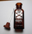 Amber Antique Poison Medicine Bottle Dauber Skull & Crossbones TINCT Iodine M6