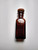 Amber Antique Poison Medicine Bottle Dauber Skull & Crossbones TINCT Iodine M6
