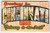 Greetings From Cincinnati Ohio 1940's Large Letter City Postcard Linen V1949