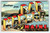 Greetings From Bar Harbor Maine 1940's Vintage Large Big Letter Postcard Linen