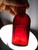 Wheaton Ruby Red Carnival Glass Bottle Franks Liver Medicine Retro 1971 Mini 3"