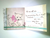 Vintage Mid Century 2th Birthday Greeting Card Cat Kitten Holding Sign Retro