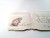 Vintage Mid Century Rust Craft Birthday Greeting Card Kitten Cat Sewing Basket