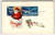 Antique Santa Claus on Chimney "A Merry Christmas Greeting to You" Postcard Iowa