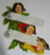 Vintage Christmas Diecut Singing Pirate Children Music Notes & Holly Thick Paper