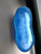 Mr Peanut Hard Plastic Nut Shaped Candy Container Planters Embossed Blue 1950s