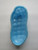 Mr Peanut Hard Plastic Nut Shaped Candy Container Planters Embossed Blue 1950s