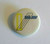 Duran Duran Vintage 1980's Badge Button Pin Pop New Wave White Band Logo 1.25"