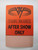 Van Halen Original Backstage Pass Original 1991 After Show Hard Rock Tour Orange
