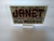 Janet Jackson The Velvet Rope Tour Back Stage Pass Laminated Original Sexy 1998