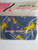 Mr Peanut Cosmetic Bag Blue Fabric Zipper Duray Planters Peanuts 1970s SEALED