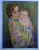 Irene Patten Women And Baby Art Print Vintage Lithograph Textured 1929 Unused