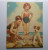 Children Terrier Dog Puppy Seagulls On Beach Art Print Vintage 1940s Ocean Waves