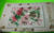 Christmas Postcard 3D Raised Image Embossed German Bells Poinsettias TIC Vintage