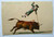 Bull & Matador Postcard Vintage Series 5379 Salto De La Garrocha 1909 Bullfight