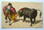 Bull & Matador Postcard Vintage Series 5376 Suerte De Gallear 1909 Bullfight