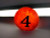 Vintage Pinball Machine Bumper Cap Original 1950s Red Orange Marble #4 Small