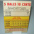 Ice Frolics Bally 1953 Original Bingo Game Pinball Machine Score Card 5 Ball 10c