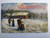 Victorian Christmas Tucks 7828 Winter Sports Skiing Original Glitter England