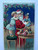 Santa Claus Victorian Dolls Child Christmas Postcard Original Antique Embossed