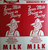 Farmer Man Drive In Dairy Vintage Unused Half Gallon Milk Waxed Carton 1960s NOS