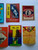 Vintage Broom Labels 10 Original Red Bird Black Dragon Atlantic Pirate Ship Boat