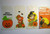 Halloween Candy Trick Or Treat Loot Bags Cute Scarecrows Witch Black Cat Lot 4