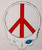 Grateful Dead Original Car Window Decal Skeleton Skull Peace Symbol 1990 Groovy