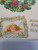 Santa & Poinsettias Vintage Christmas Postcard Original Embossed Sleeping Girl