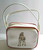 Childs Zebra Handbag Vinyl Strap Purse Bag Vintage NOS White Red Retro Fashion