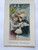Vintage Christmas Postcard Gel Color Image Girls Xmas Tree Saxony 1261/6 Unused