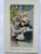 Vintage Christmas Postcard Gel Color Image Girls Xmas Tree Saxony 1261/6 Unused