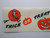 Mr Peanut Halloween Wax Paper Steamer Banner Original 1940s Planters Peanuts Art