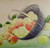 Airbrushed Postcard Butterfly & Basket Of Fruit R Sander 1907 Vintage Embossed