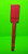 Bally Pinball Machine 1980s NOS Red Plain 6" Plastic Roll Over Type Drop Target