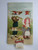 Easter Postcard German Mechanical Pull Tab Farm Boy Girl Humanized Roosters